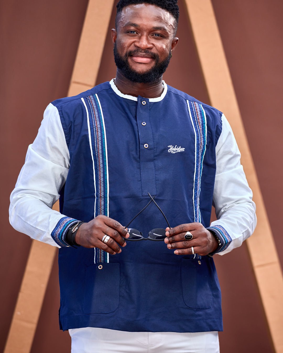 Prestige Bleu Nuit & Blanc - Habi'djan