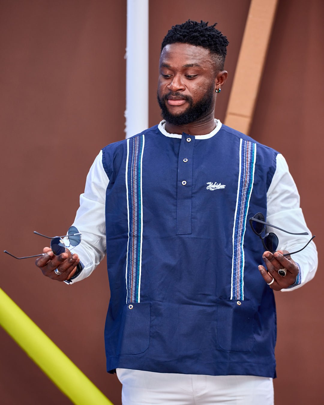 Prestige Bleu Nuit & Blanc - Habi'djan